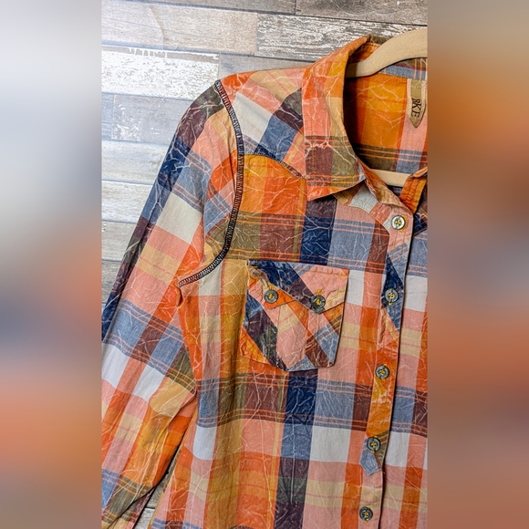 BKE Western Button Down Shirt - Picture 3 of 16